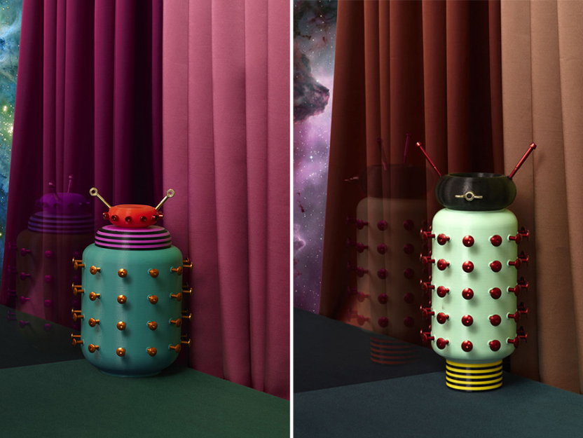 Дизайнер сделал инопланетные вазы