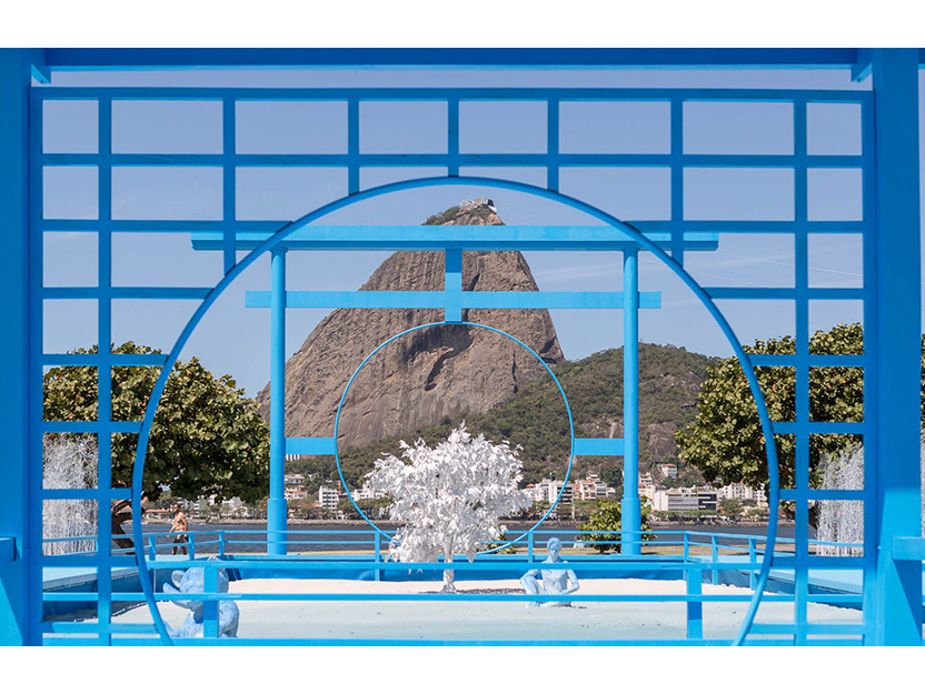 Американский художник создал в Рио-де-Жанейро японский сад